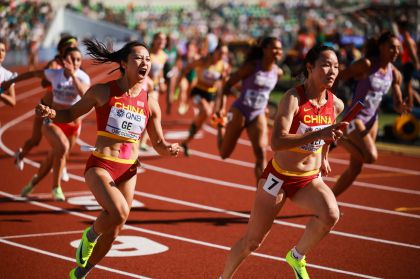 田径世锦赛女子4x100米接力预赛 中国队无缘决赛