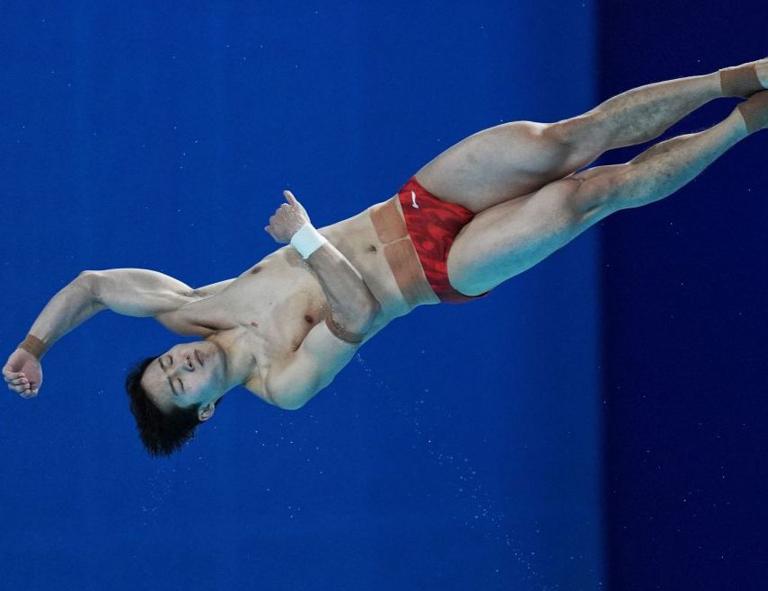 十五运会跳水男子3米跳板决赛 湖北选手王宗源获得冠军