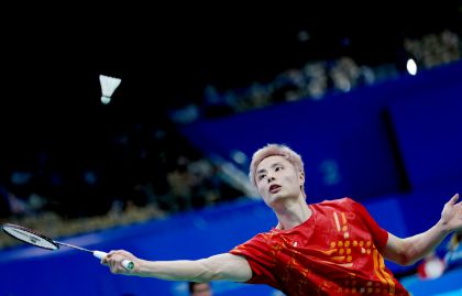 十五运会羽毛球项目男子团体1/4决赛 四强队伍全部产生