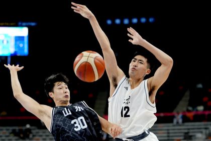 十五运会篮球男子成年组5-6排位赛 山东队获得第五名