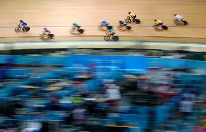 十五运场地自行车男子麦迪逊赛决赛 河南队夺冠