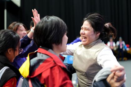 十五运女子花剑决赛 福建选手黄芊芊夺冠