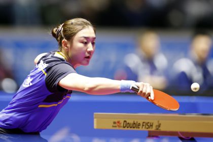 十五运会乒乓球女子团体半决赛 山东队3比2胜上海队