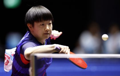 十五运会乒乓球女子团体1/4决赛  河北队3比1胜辽宁队