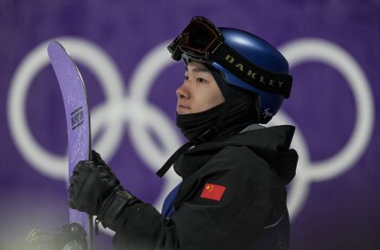 米兰冬奥会单板滑雪男子大跳台预赛 苏翊鸣晋级决赛