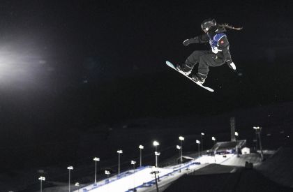 米兰冬奥会单板滑雪女子大跳台预赛 张小楠晋级决赛