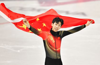 米兰冬奥会短道速滑男子1000米决赛 孙龙获得银牌