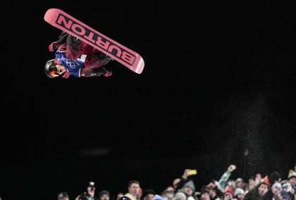 米兰冬奥会单板滑雪男子U型场地技巧决赛 王梓阳位列第九