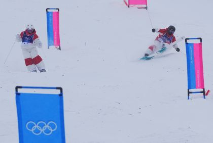 米兰冬奥会自由式滑雪女子双人雪上技巧 杨丫名列第23创最好成绩