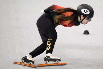 米兰冬奥会短道速滑女子1000米半决赛 公俐晋级决赛