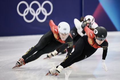 米兰冬奥会短道速滑女子1000米1/4决赛 公俐晋级半决赛