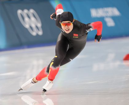 米兰冬奥会速度滑冰女子500米决赛 田芮宁获得第16名