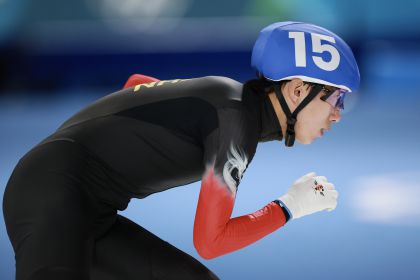 米兰冬奥会速度滑冰男子集体出发半决赛 吴宇晋级决赛