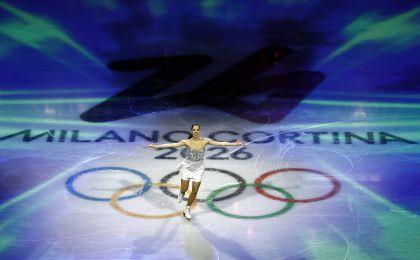 米兰冬奥会花样滑冰表演滑现场景象