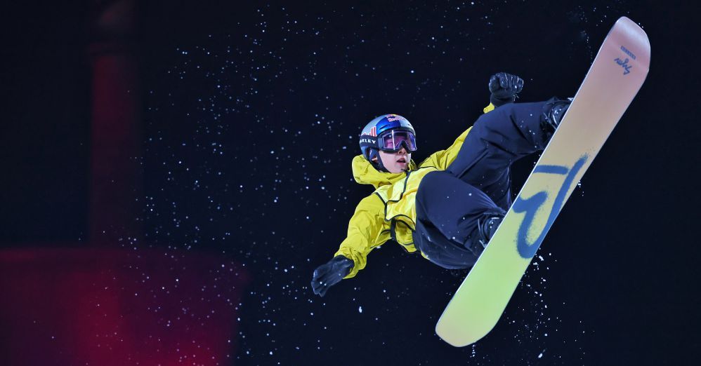 图为苏翊鸣在比赛中。（中国体育图片 安灵均 摄）