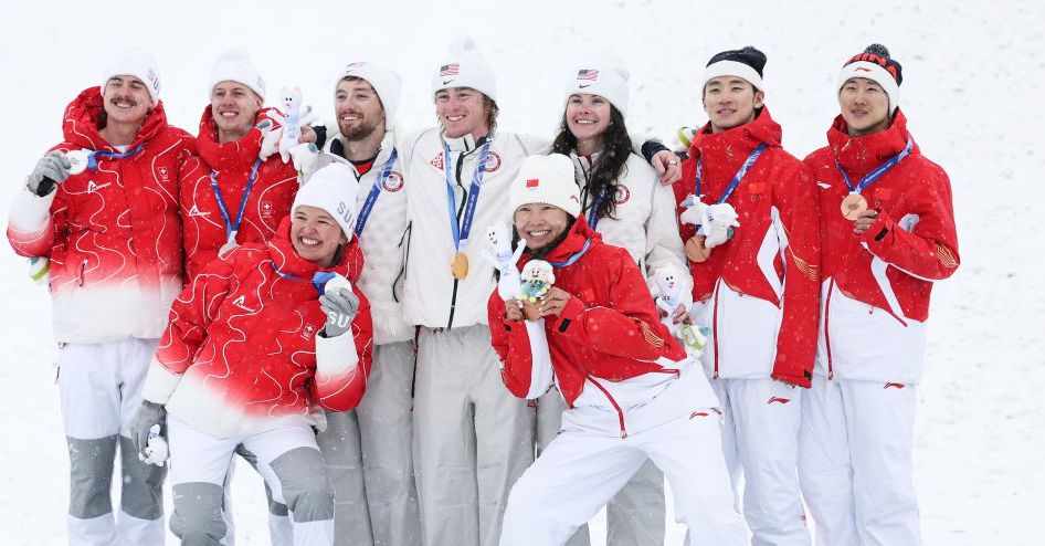 图为颁奖仪式。（中国体育图片 安灵均 摄）